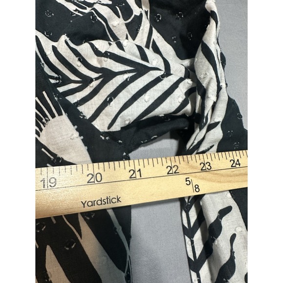 NWT Farm Rio Women's Macaw Elegance‎ Black/White Mini-Dress L - Picture 8 of 11
